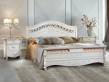 PRESTIGE - Wooden bedside table with drawers by CASA +39 - view 3